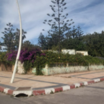 Vaste terrain avec 3 façades comportant une maison R+1 à rénover / Sidi Bouzid / El Jadida