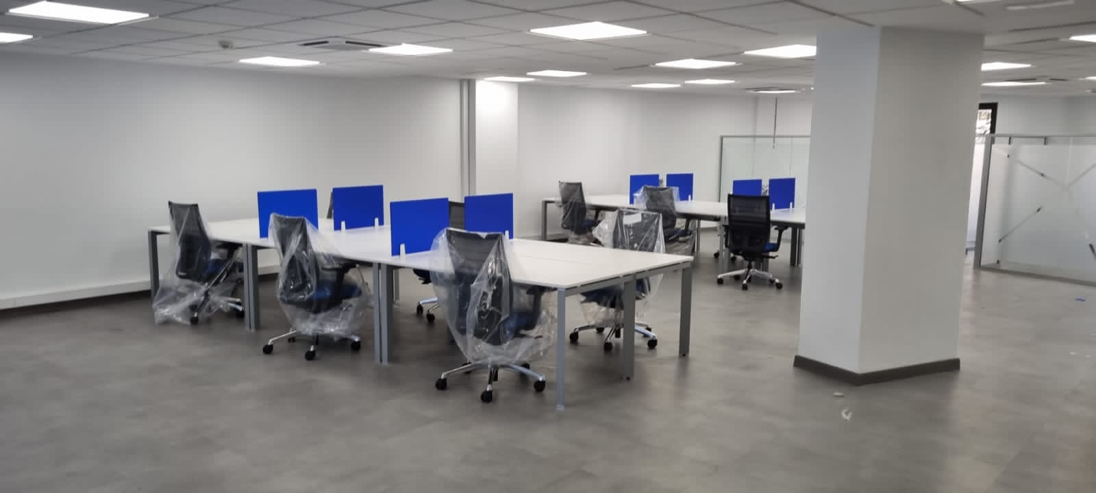 Plateau de bureau aménagé à louer à Casablanca – Bd Zerktouni