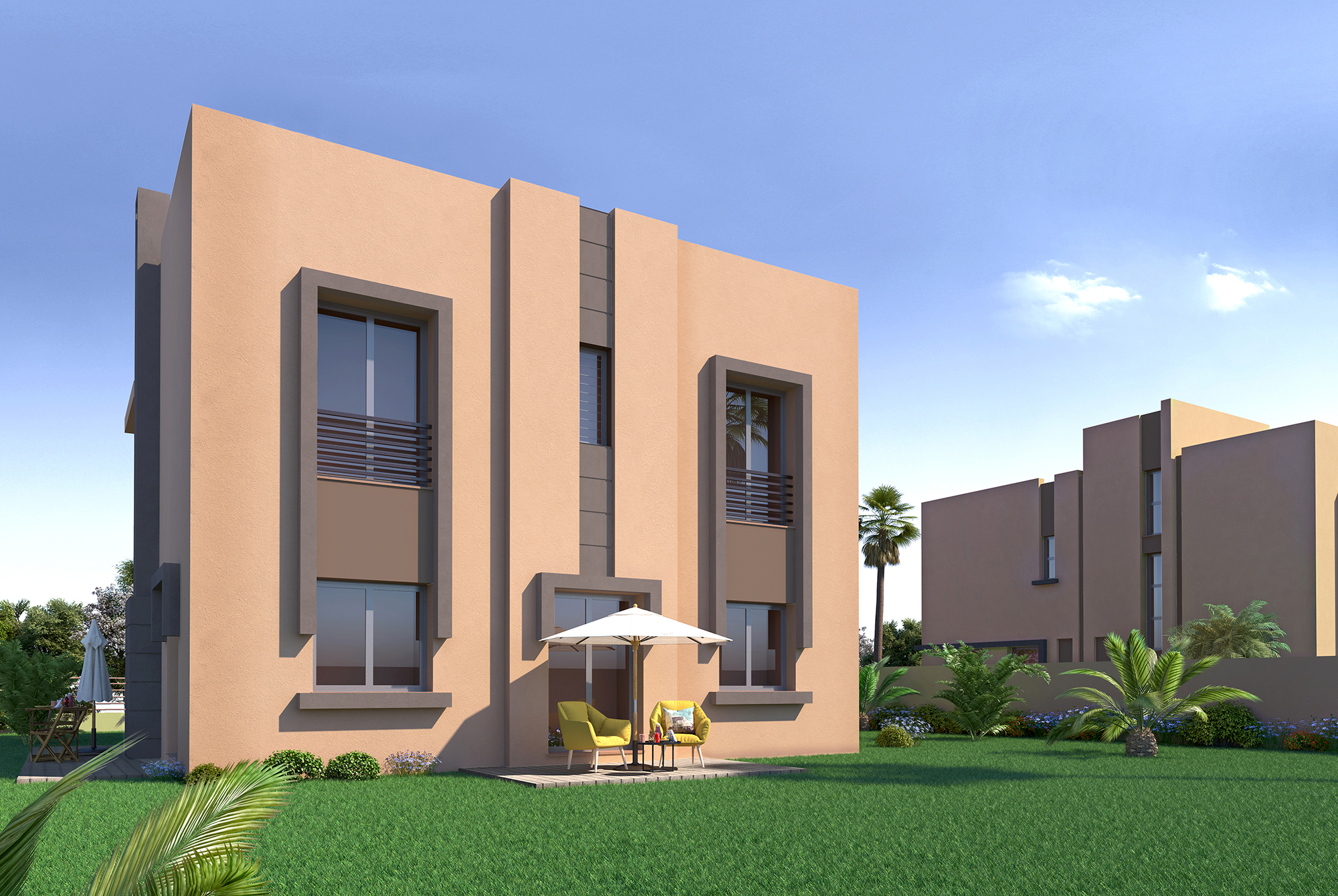 Villas luxueuses au cœur de la ville de MARRAKECH