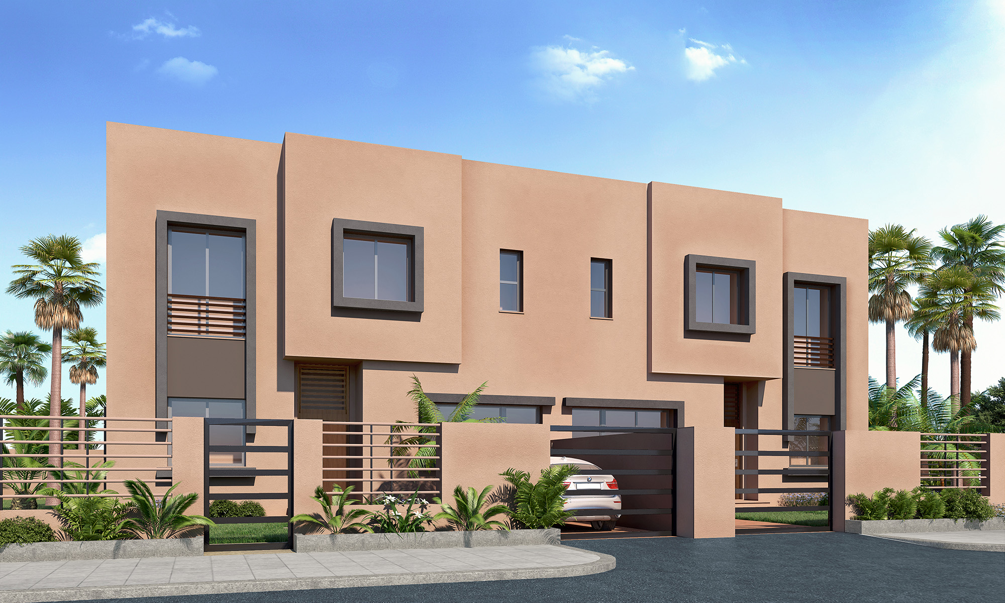 Villas luxueuses au cœur de la ville de MARRAKECH